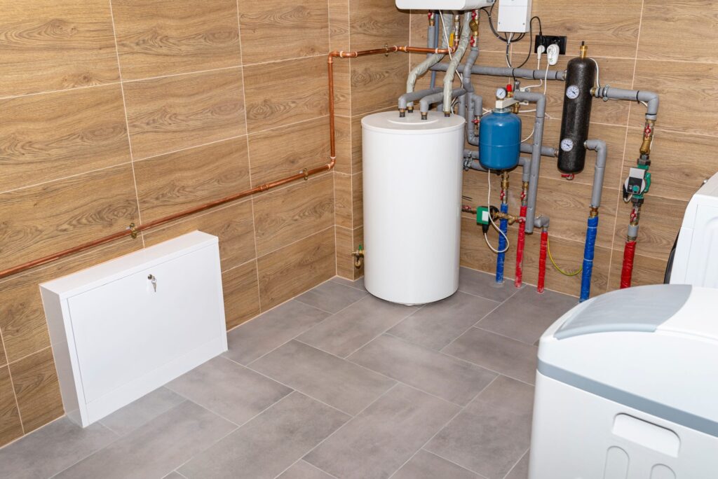 Residential water heater and plumbing system installed in Fort Pierce